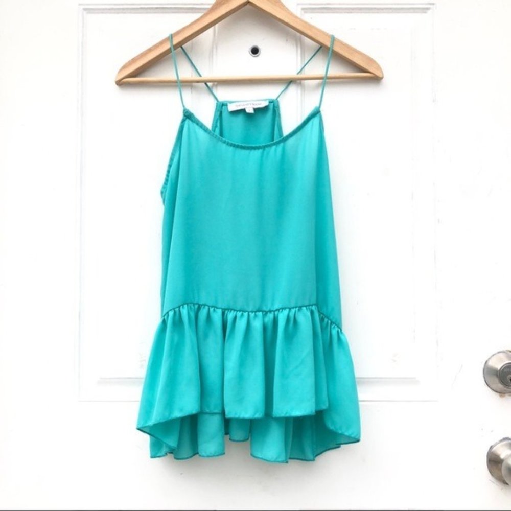 NEW Aqua Ruffled High Low Cami